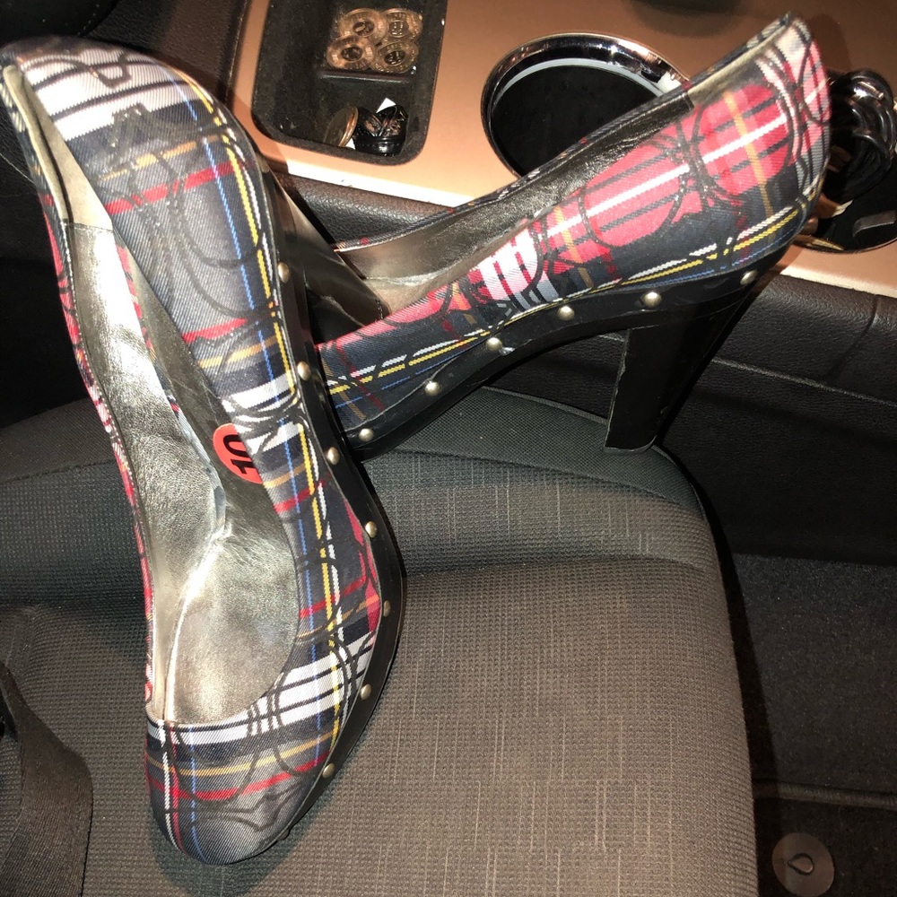Coach Carli Plaid Pumps